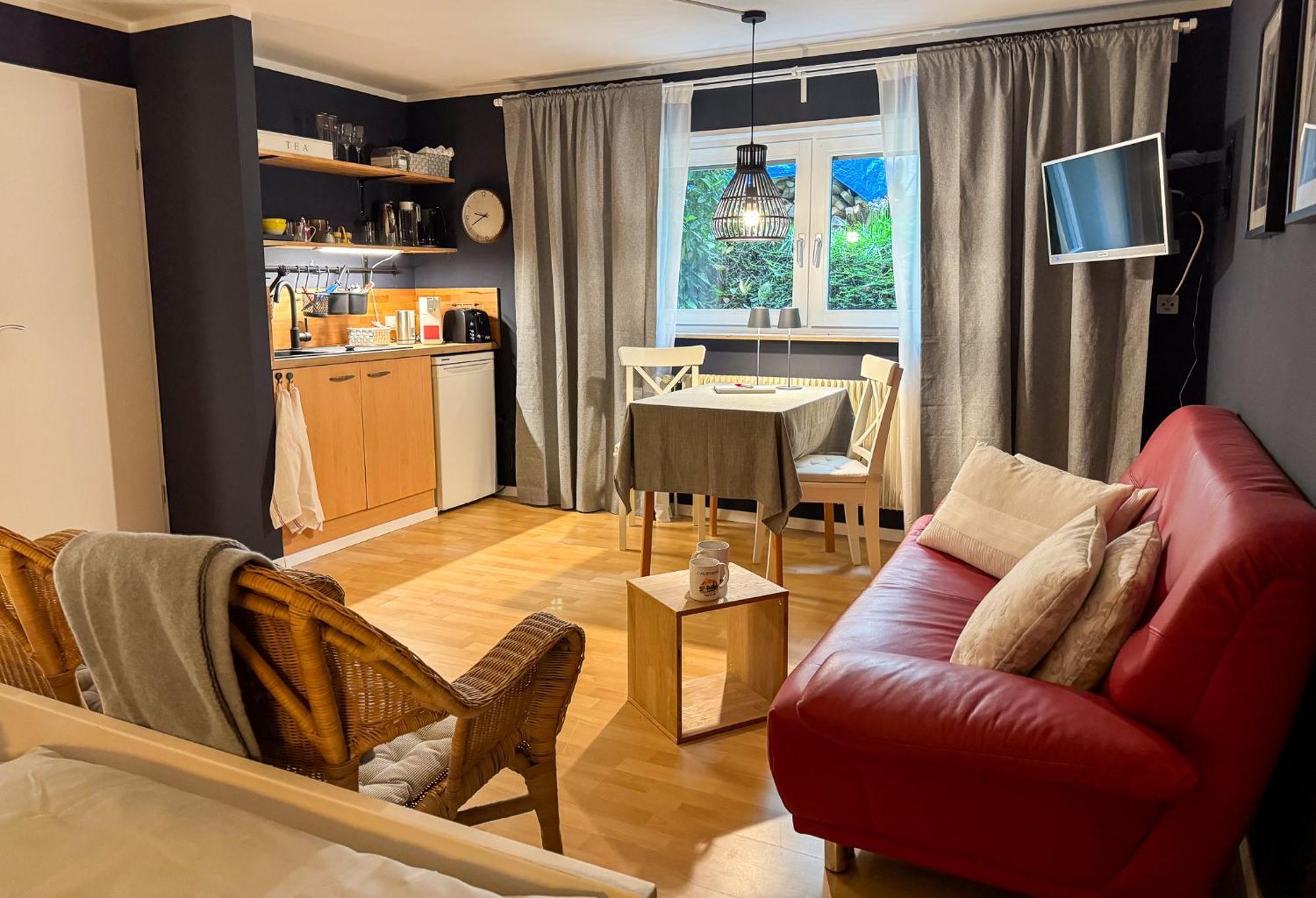 Apartment Parkplatz Garten Rad-Garage Freiburg im Breisgau Eksteriør bilde