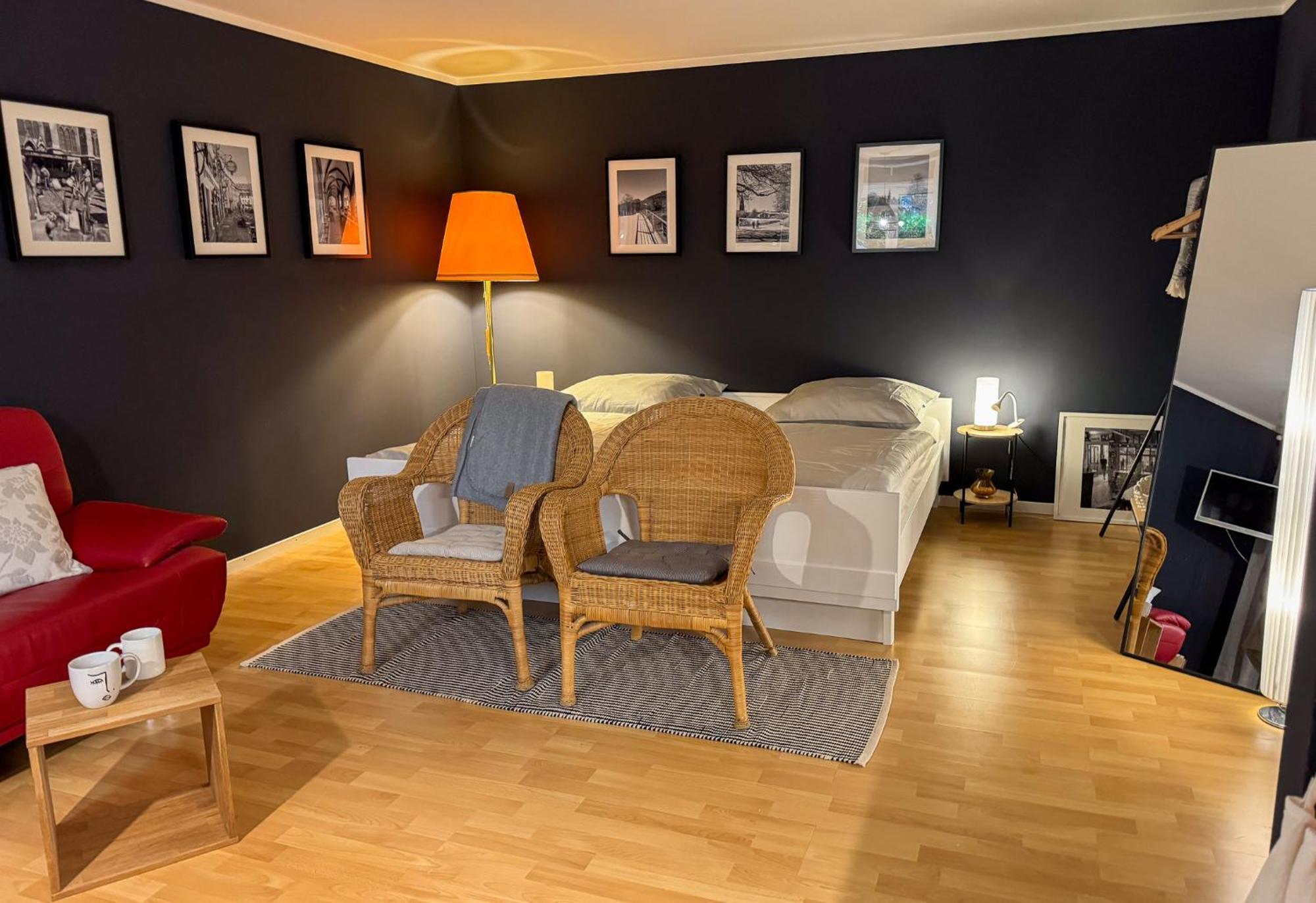 Apartment Parkplatz Garten Rad-Garage Freiburg im Breisgau Eksteriør bilde