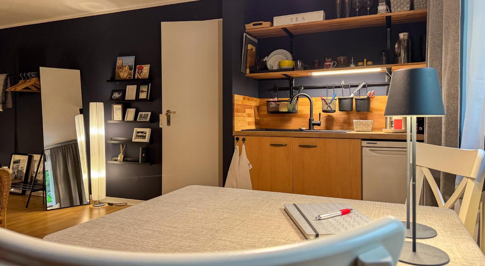 Apartment Parkplatz Garten Rad-Garage Freiburg im Breisgau Eksteriør bilde