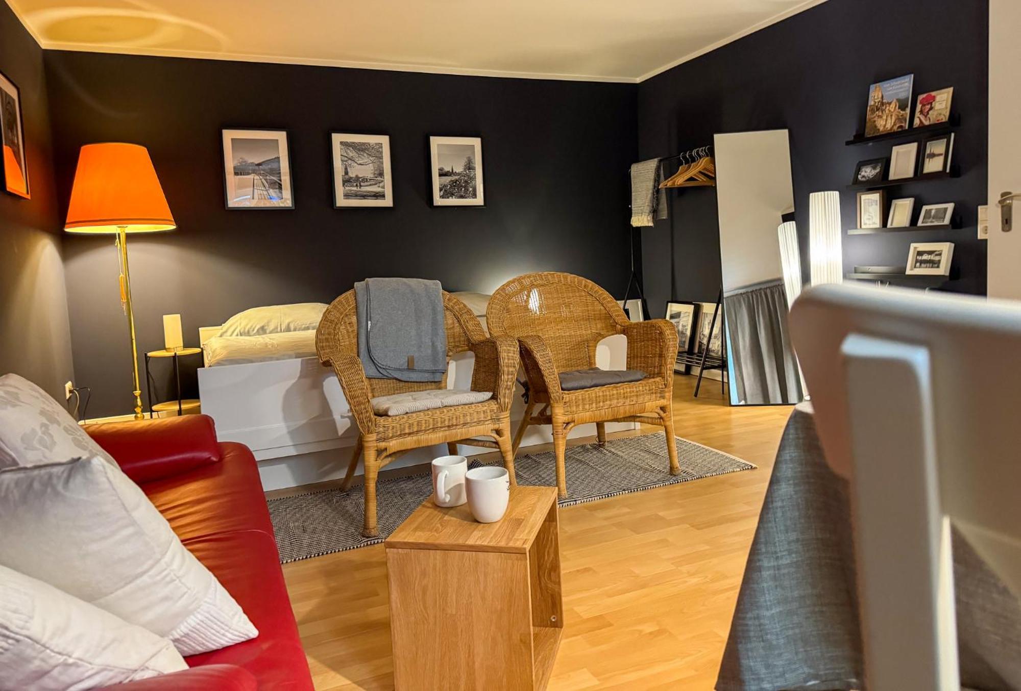 Apartment Parkplatz Garten Rad-Garage Freiburg im Breisgau Eksteriør bilde