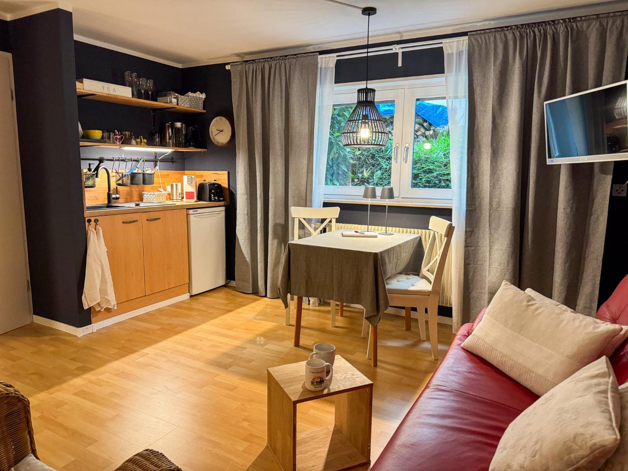 Apartment Parkplatz Garten Rad-Garage Freiburg im Breisgau Eksteriør bilde