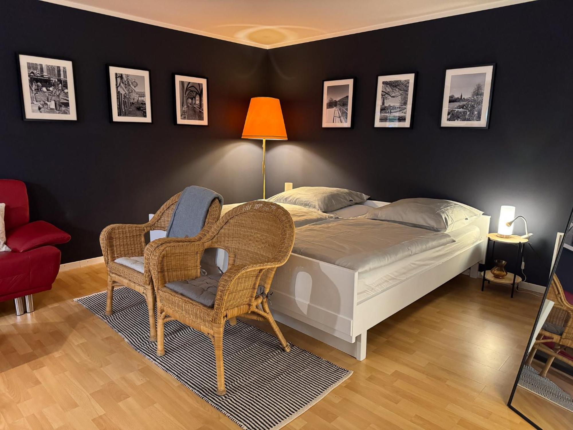 Apartment Parkplatz Garten Rad-Garage Freiburg im Breisgau Eksteriør bilde