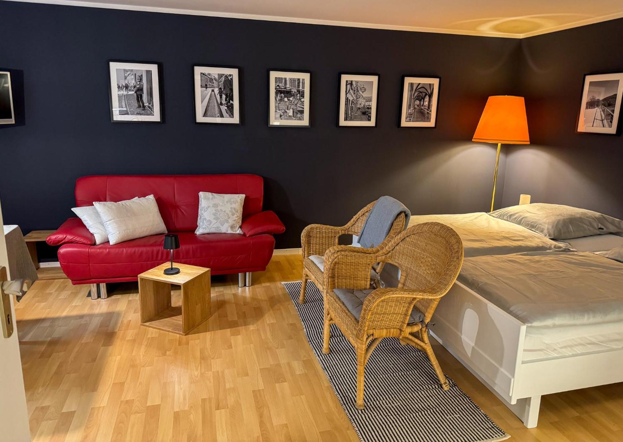 Apartment Parkplatz Garten Rad-Garage Freiburg im Breisgau Eksteriør bilde